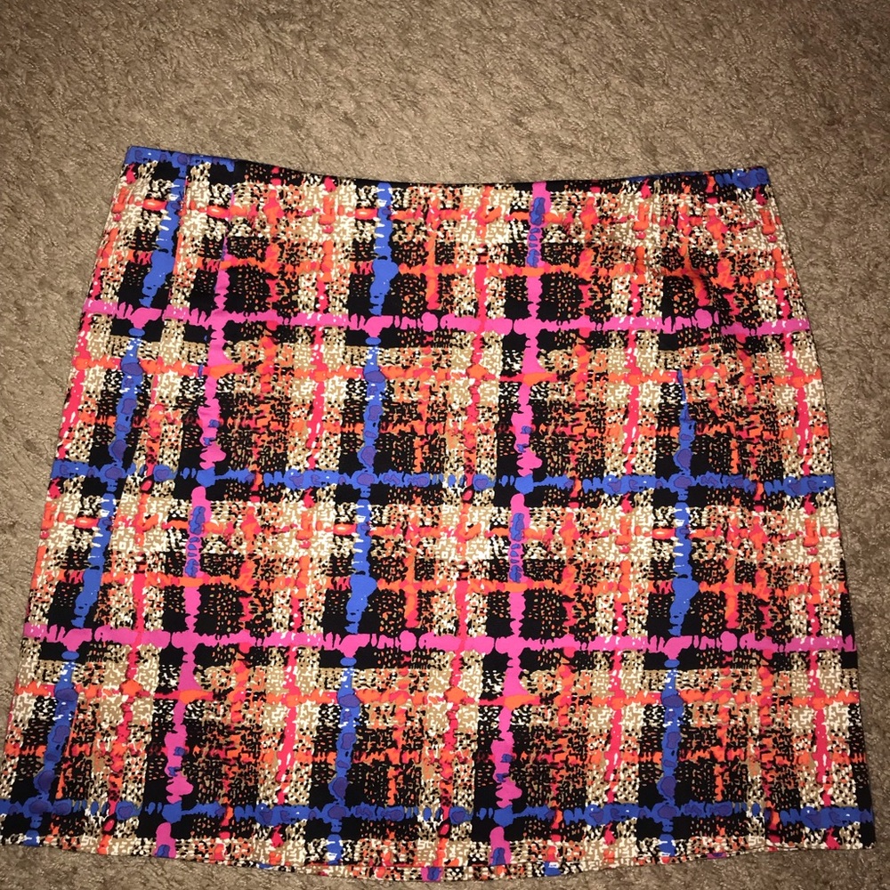 J crew print skirt